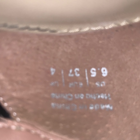 Aldo Janaye Heels Shoes Nude and Black Size 6.5 - Picture 5 of 10